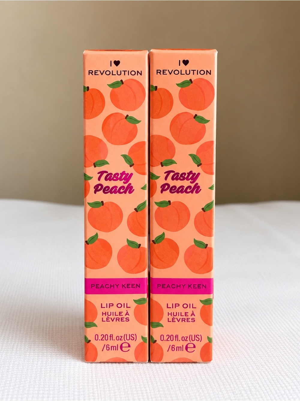 Revolution Tasty Peach Lip Oil — Peachy Keen